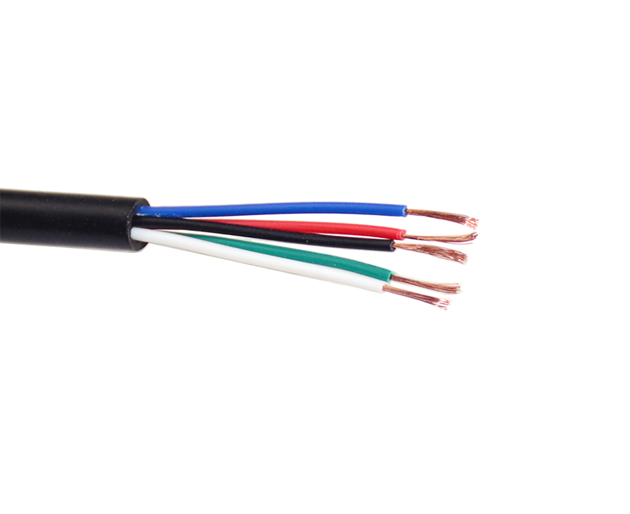 26 awg 5 Core PVC Coated Insulated Wire Cable 600V 5.0mm 2
