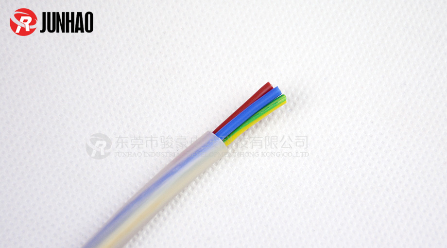 3芯0.75平方透明耐高温硅胶线三芯硅胶电源线产品图