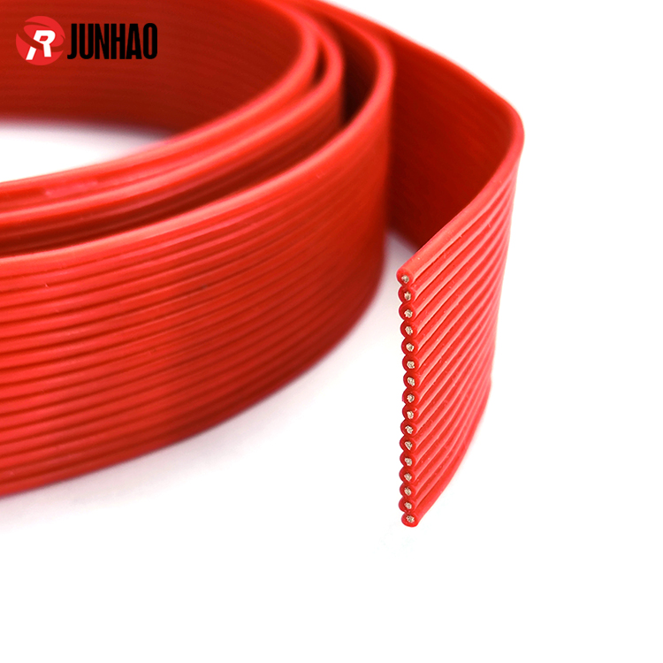 16 pin flat cable 22awg 24awg 26awg flat ribbon cable customized 16pin silicone wire