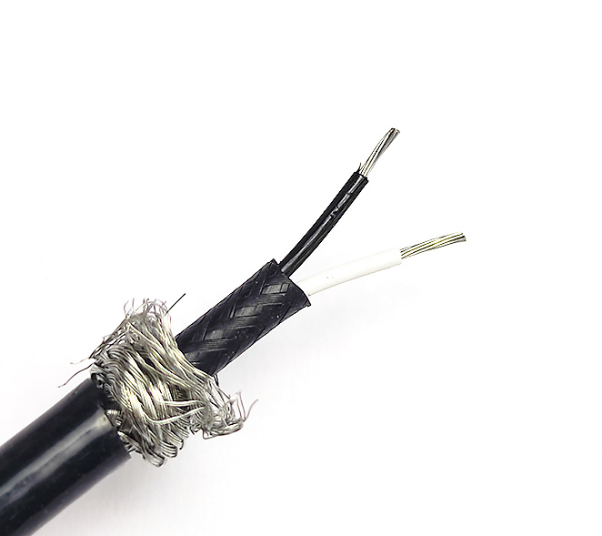 20AWG/22AWG/24AWG/26AWG Thermocouple Cable Fe-Cu Ni Type J PFA Insulated With sil